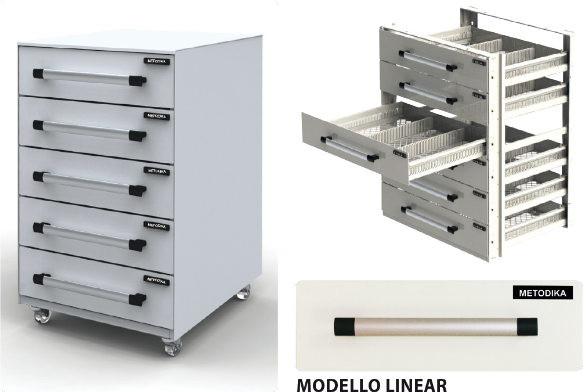 Cassettiera Linear