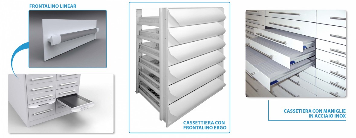 cassettiere e frontalini